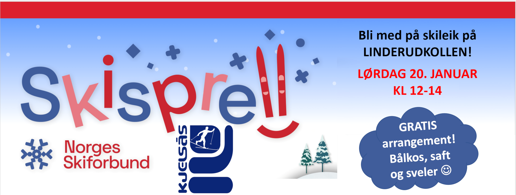 Velkommen til Skisprell på Linderudkollen lørdag 20. januar